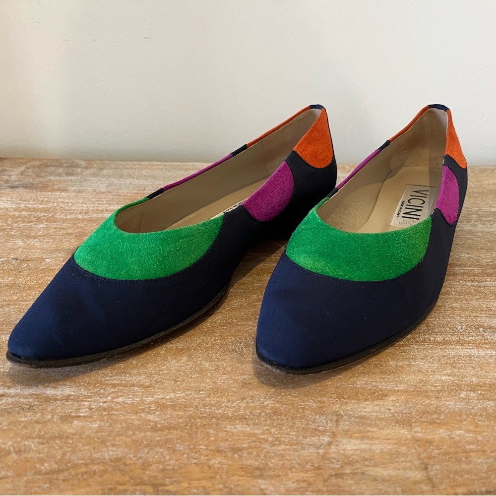Vicini Colour Block Flats size 38
